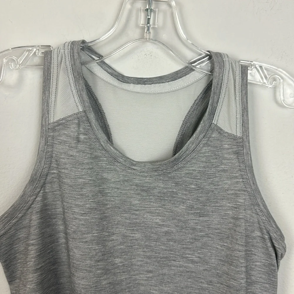 Athleta Girl Comeback Tank Top Grey Heather Sz XS/6